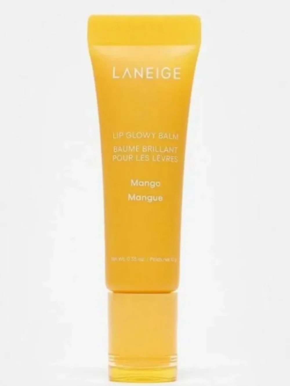 LANEIGE Lip Glowy Balm - Mango 0.35OZ - NIB